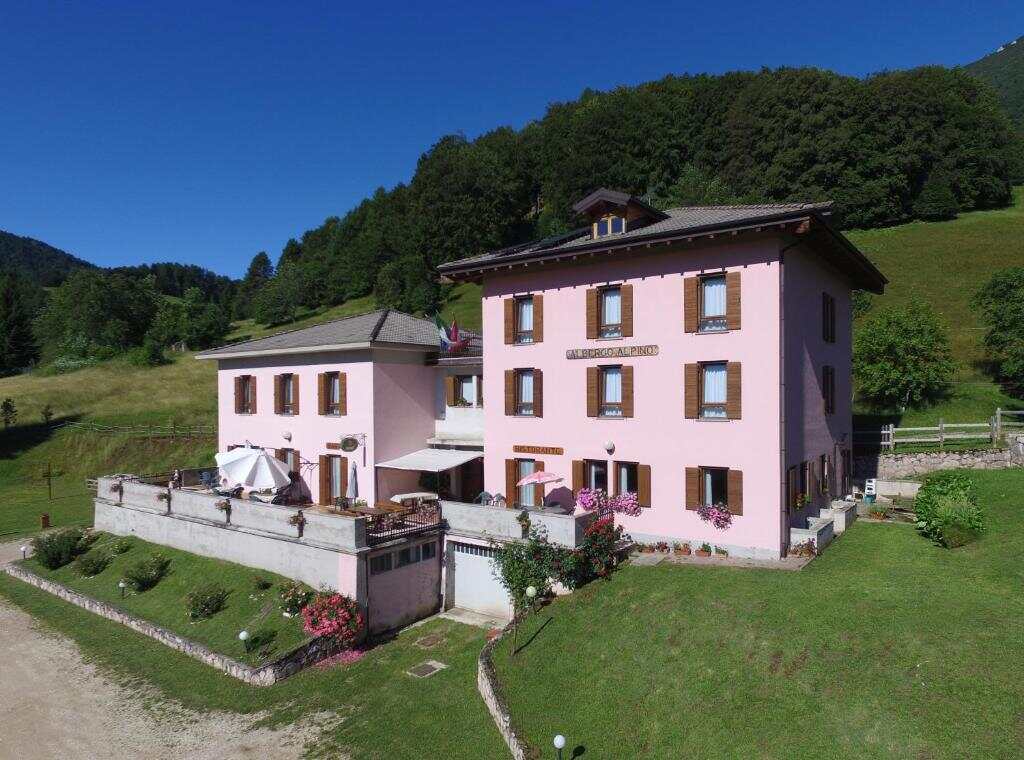 The hotel seen from above